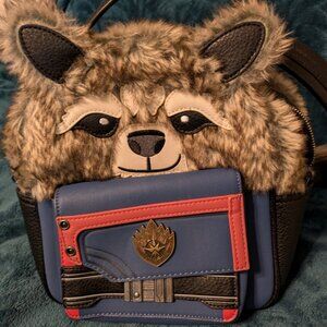 Rocket raccoon backpack by loungefly